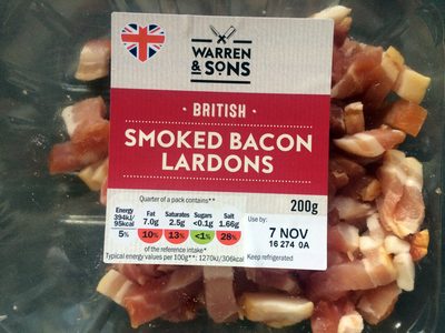 Smoked bacon lardons