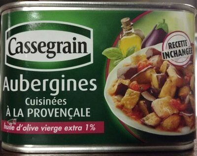 Aubergines cuisinées à la provençale