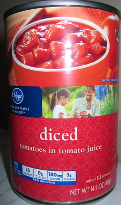 Diced tomatoes in tomato juice