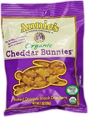 Annie'S Organic Cheddar Bunnies Baked Snack Crackers